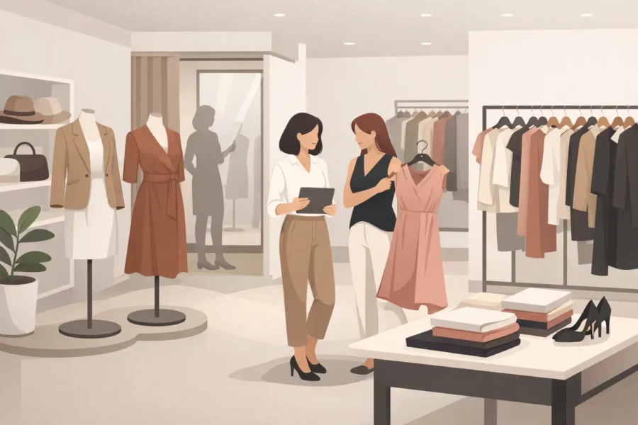 Showroom ingrosso abbigliamento donna